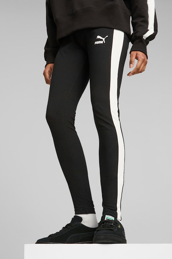 Iconic T7 Mid-Rise Leggings Women, Puma Black, extralarge