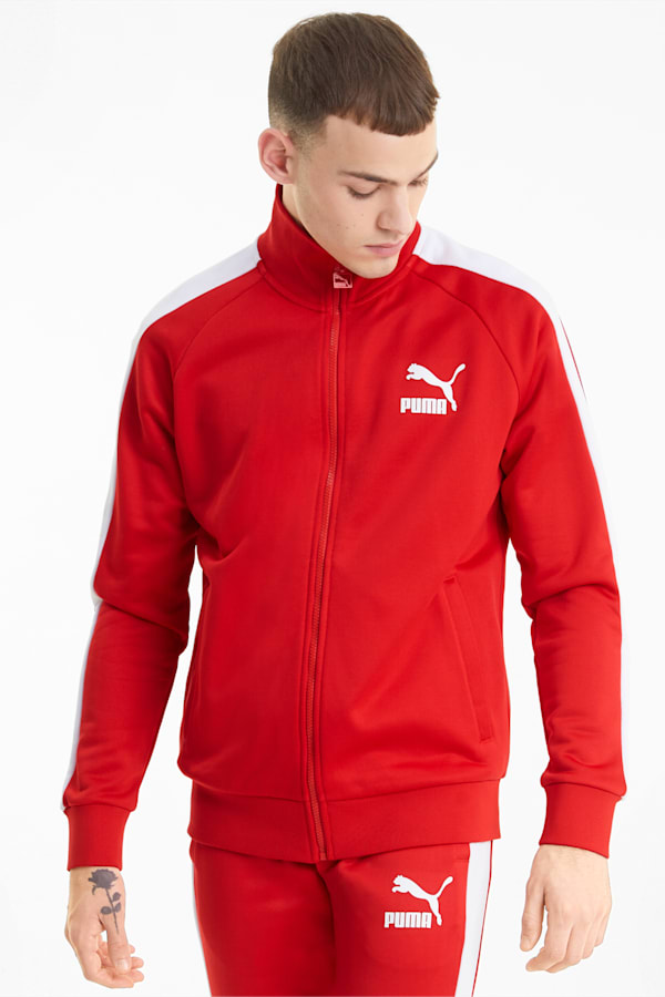 Iconic T7 Track Jacket Men, High Risk Red, extralarge