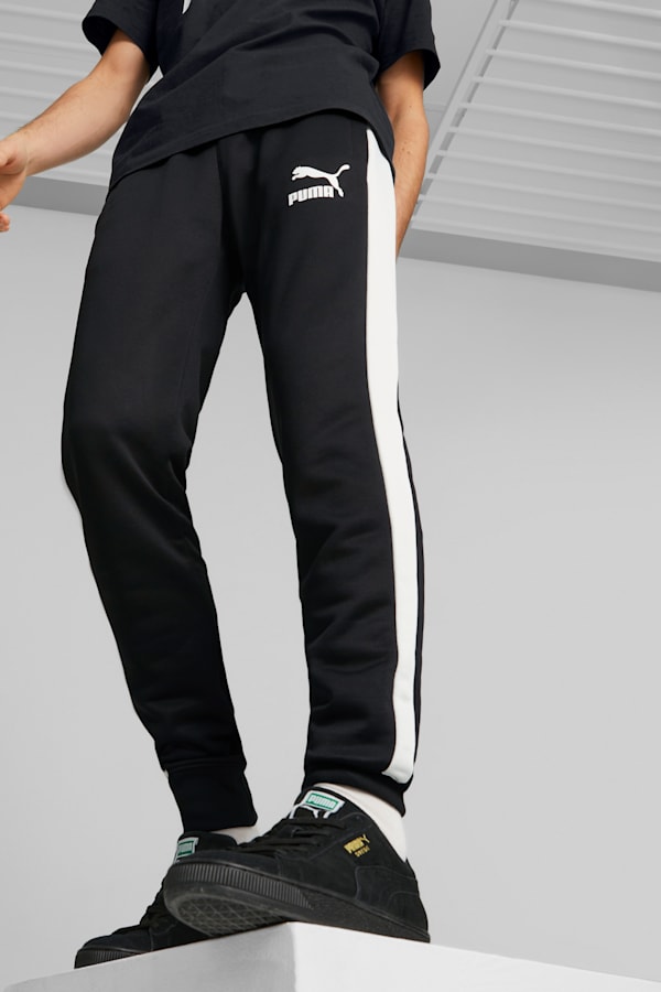 Iconic T7 Track Pants Men, Puma Black, extralarge