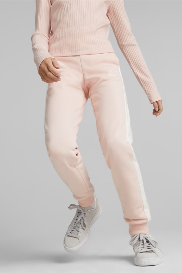 Classics T7 Youth Track Pants, Rose Dust, extralarge