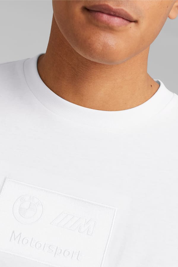 BMW M Motorsport Logo Tee Men, PUMA White, extralarge