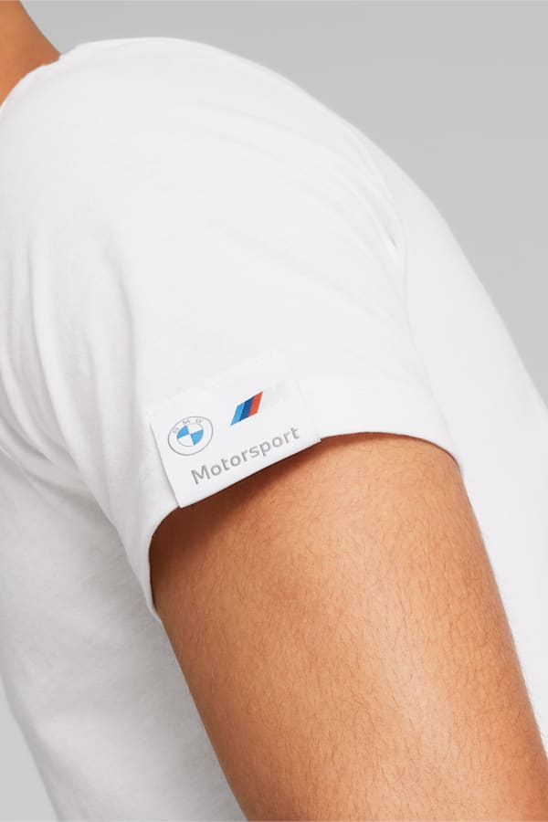 BMW M Motorsport Logo Tee Men, PUMA White, extralarge