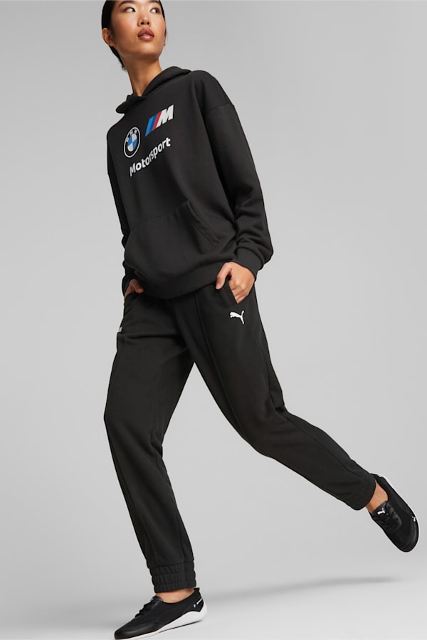 BMW M Motorsport ESS Hoodie Women, PUMA Black, extralarge