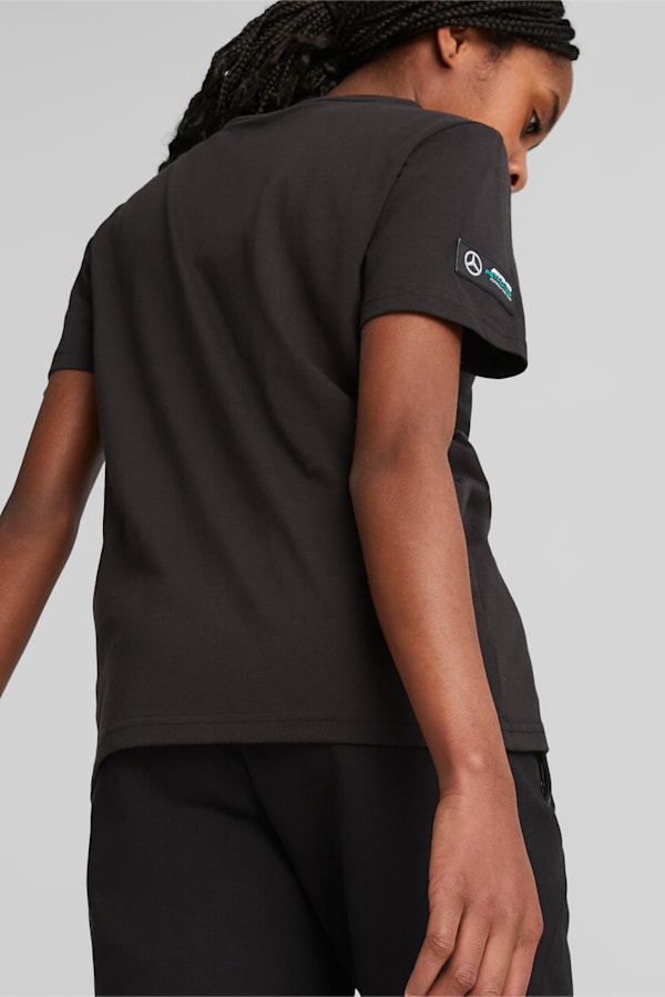 Mercedes-AMG Petronas Motorsport Logo Tee Youth, PUMA Black, extralarge