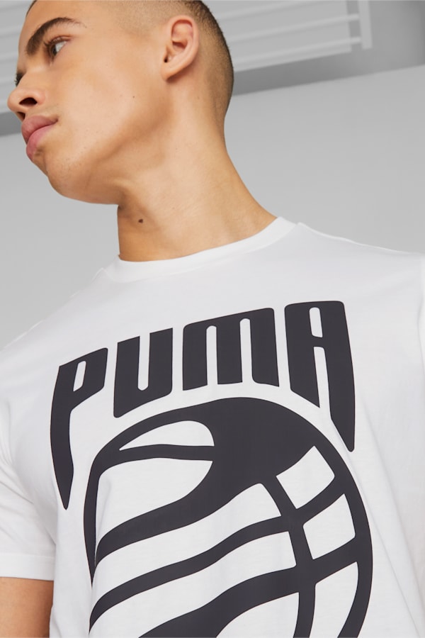 Posterize Basketball Tee Men, PUMA White, extralarge