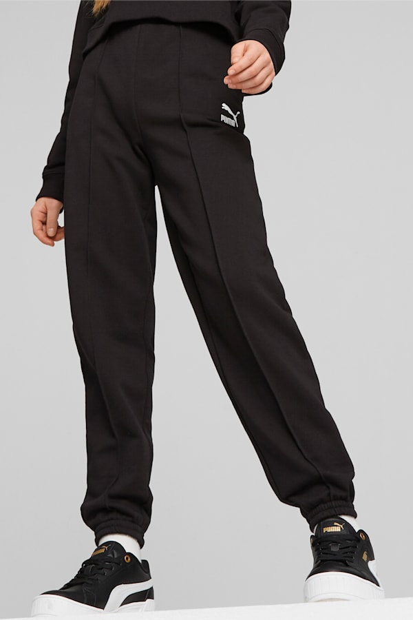 Classics Sweatpants Youth, PUMA Black, extralarge