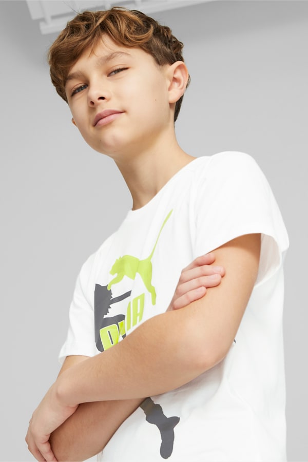 PUMA x MIRACULOUS Tee Youth, PUMA White, extralarge