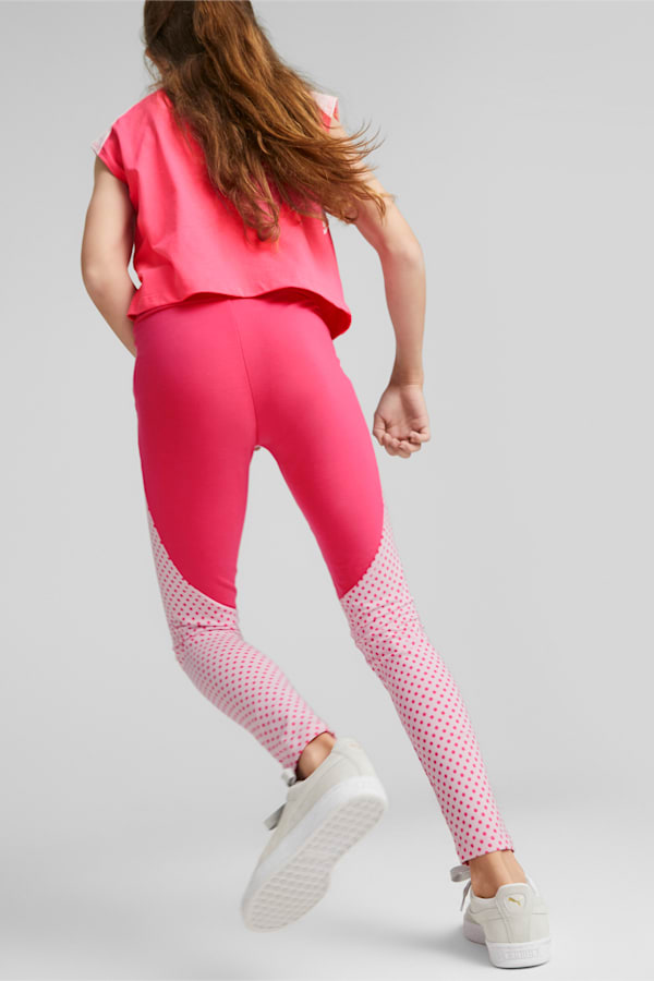 PUMA x MIRACULOUS Leggings Youth, Pearl Pink, extralarge