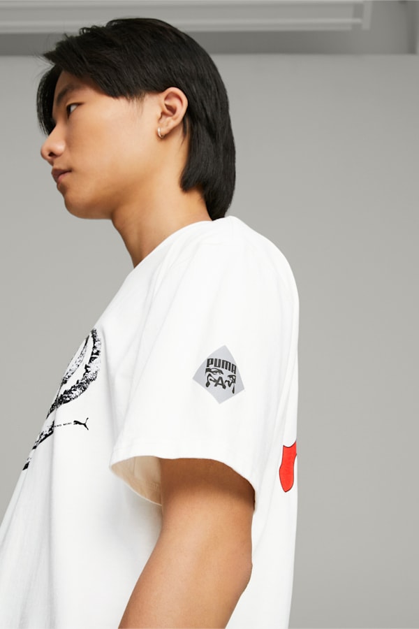 PUMA x PERKS AND MINI Graphic Tee, PUMA White, extralarge