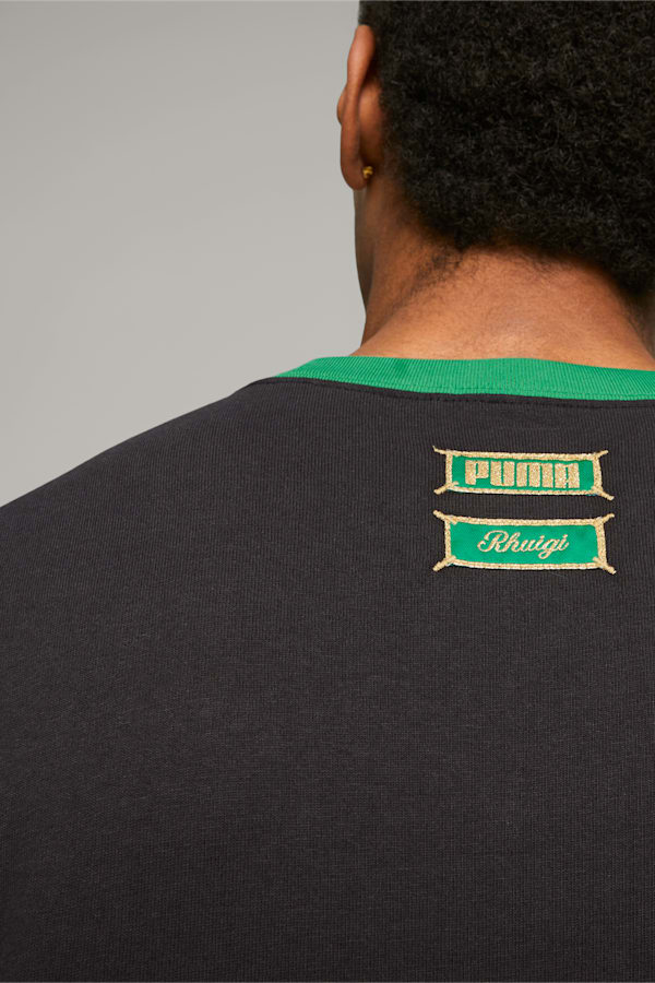 PUMA x RHUIGI Graphic Tee, PUMA Black, extralarge