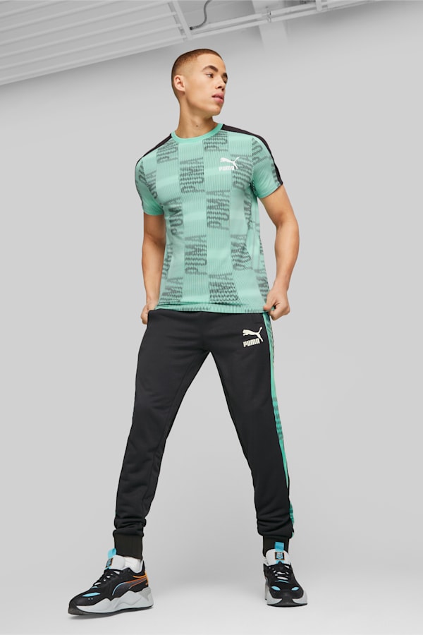 T7 Sport Tee Men, Mint-AOP, extralarge