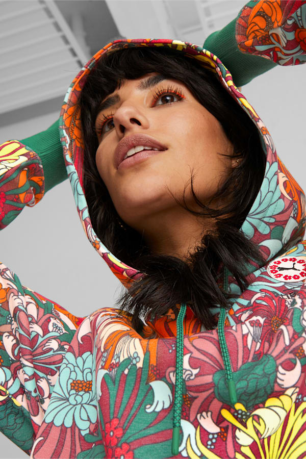 PUMA x LIBERTY Printed Hoodie Women, Vine-AOP, extralarge