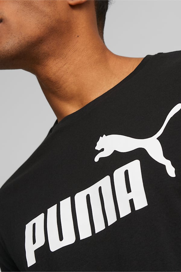 Essentials Logo Tee Men, Puma Black, extralarge