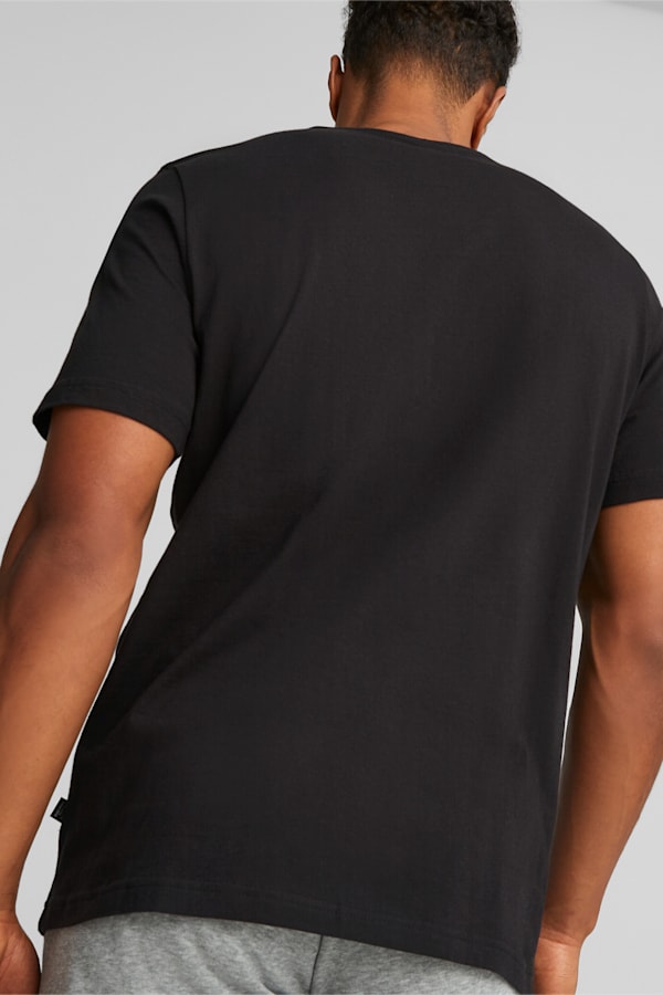 Essentials Logo Tee Men, Puma Black, extralarge