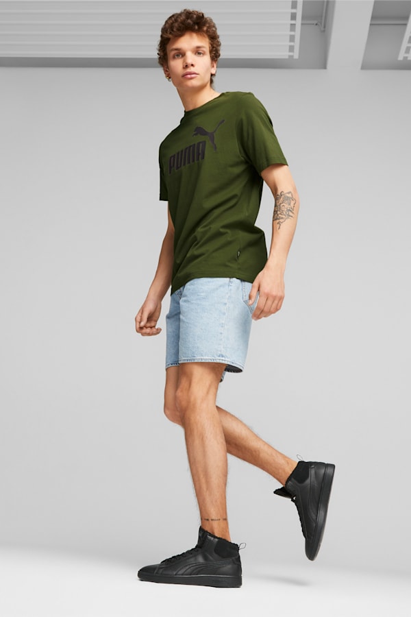 Essentials Logo Tee Men, Myrtle, extralarge