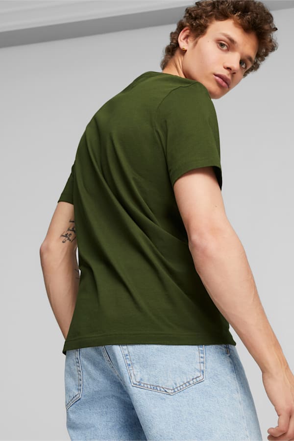 Essentials Logo Tee Men, Myrtle, extralarge