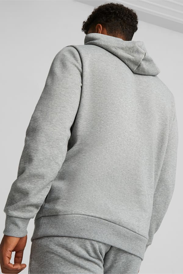 Essentials Big Logo Hoodie Men, Medium Gray Heather, extralarge