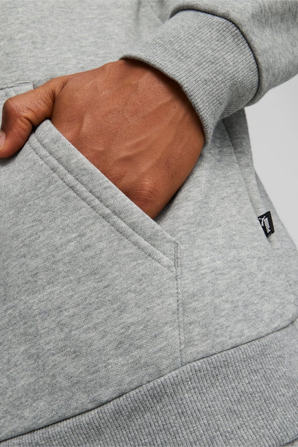 Essentials Big Logo Hoodie Men, Medium Gray Heather, extralarge