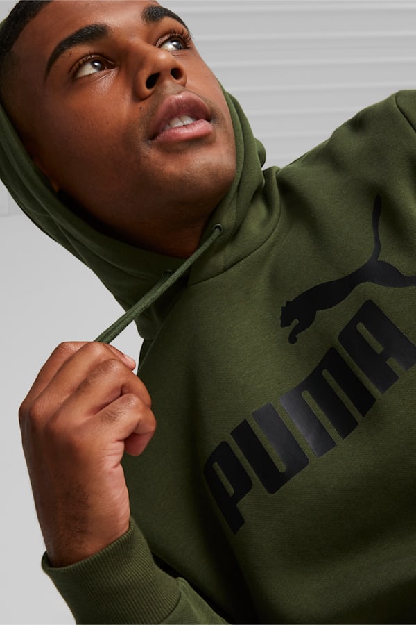 Essentials Big Logo Hoodie Men, Myrtle, extralarge