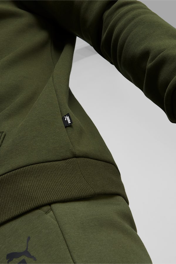 Essentials Big Logo Hoodie Men, Myrtle, extralarge