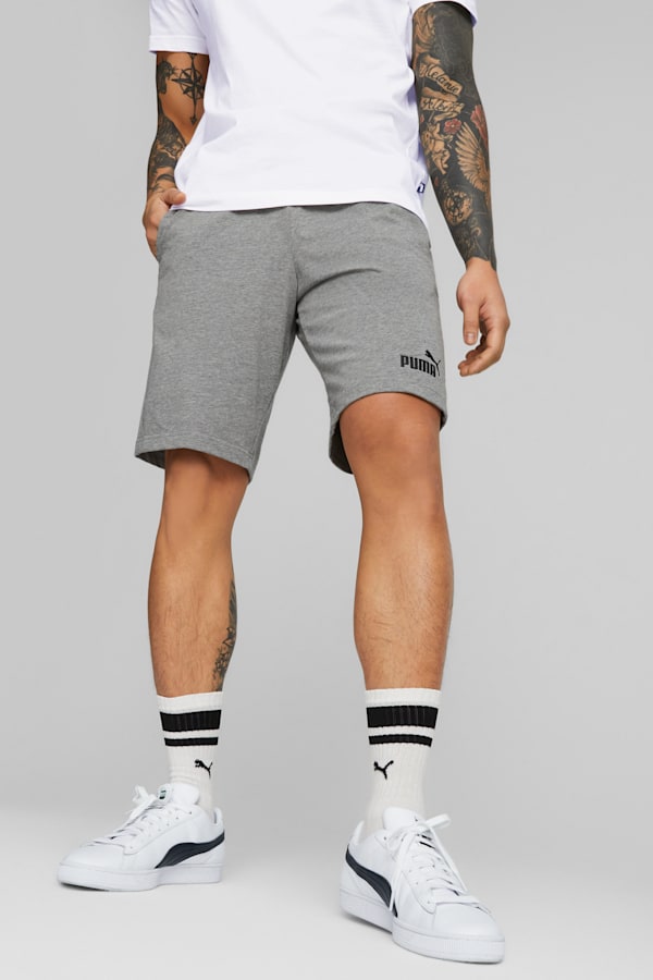 Essentials Jersey Shorts Men, Medium Gray Heather, extralarge