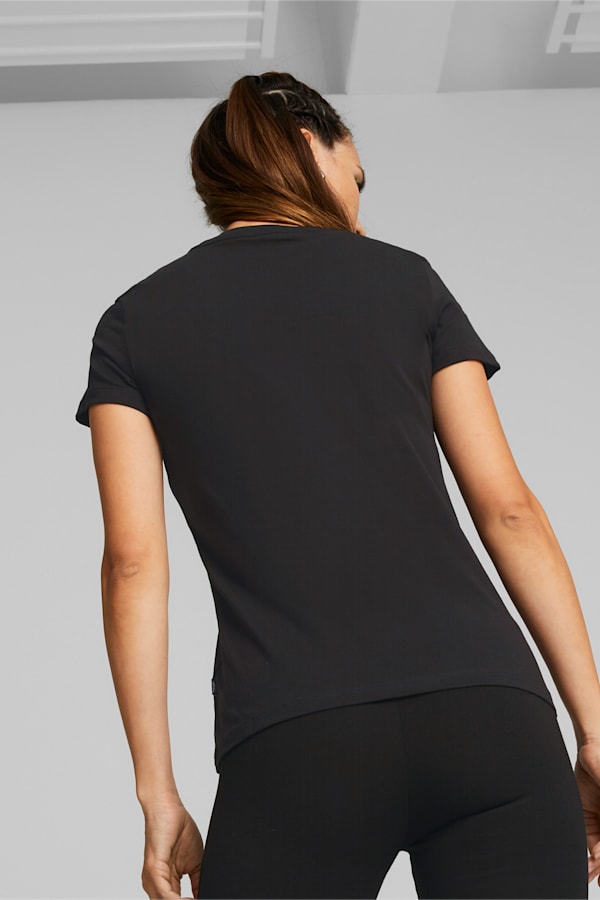 Essentials Logo Tee Women, Puma Black, extralarge