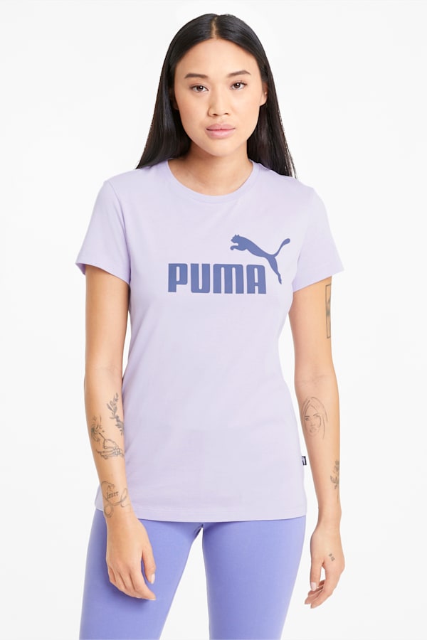 Essentials Logo Tee Women, Light Lavender, extralarge