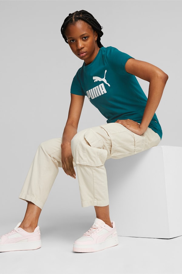 Essentials Logo Tee Women, Malachite, extralarge-GBR