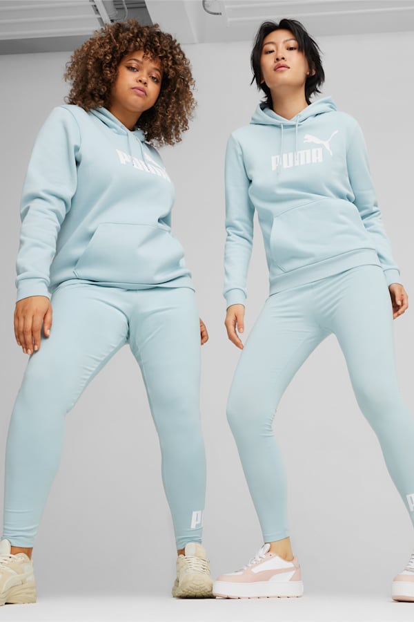 Essentials Logo FL Hoodie Women, Turquoise Surf, extralarge-GBR