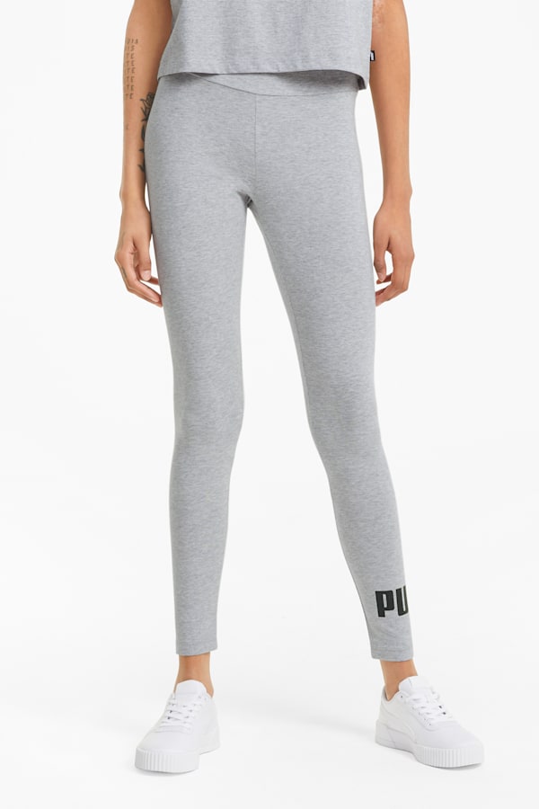 Essentials Logo Leggings Women, Light Gray Heather, extralarge