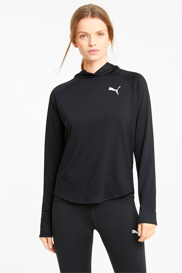 Active Hoodie Women, Puma Black, extralarge