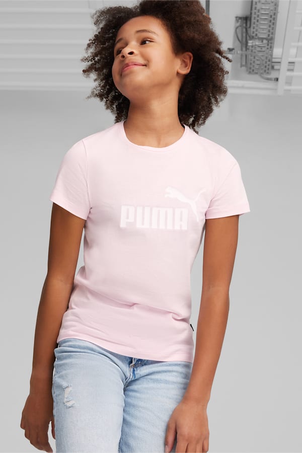 Essentials Logo Tee Youth, Whisp Of Pink, extralarge-GBR
