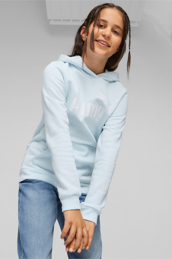 Essentials Logo Hoodie Youth, Icy Blue, extralarge