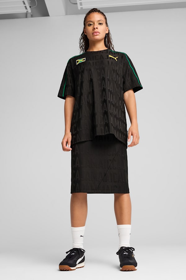 PUMA x JAMAICA Ceremony Tee Unisex, PUMA Black-JAMAICA VILLAGE, extralarge