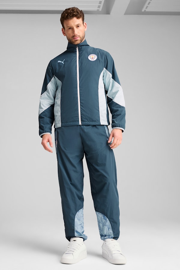 KIDSUPER x MANCHESTER CITY Reversible Jacket Men, Gray Skies-Team Light Blue, extralarge-GBR