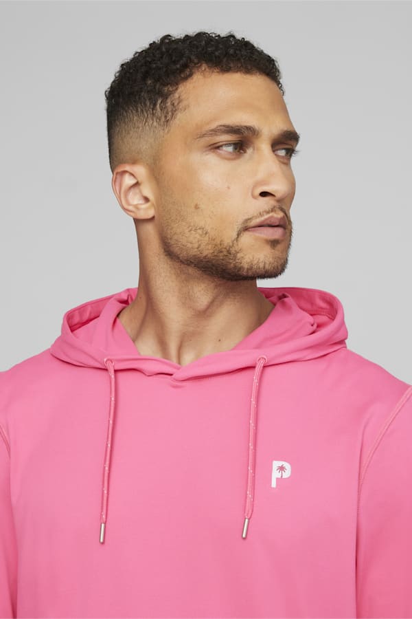 PUMA x Palm Tree Crew Midweight Golf Hoodie Men, Charming Pink, extralarge