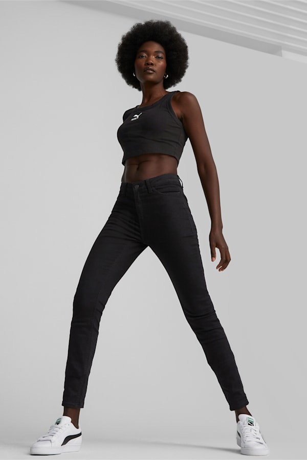 Classics Crop Top Women, PUMA Black, extralarge