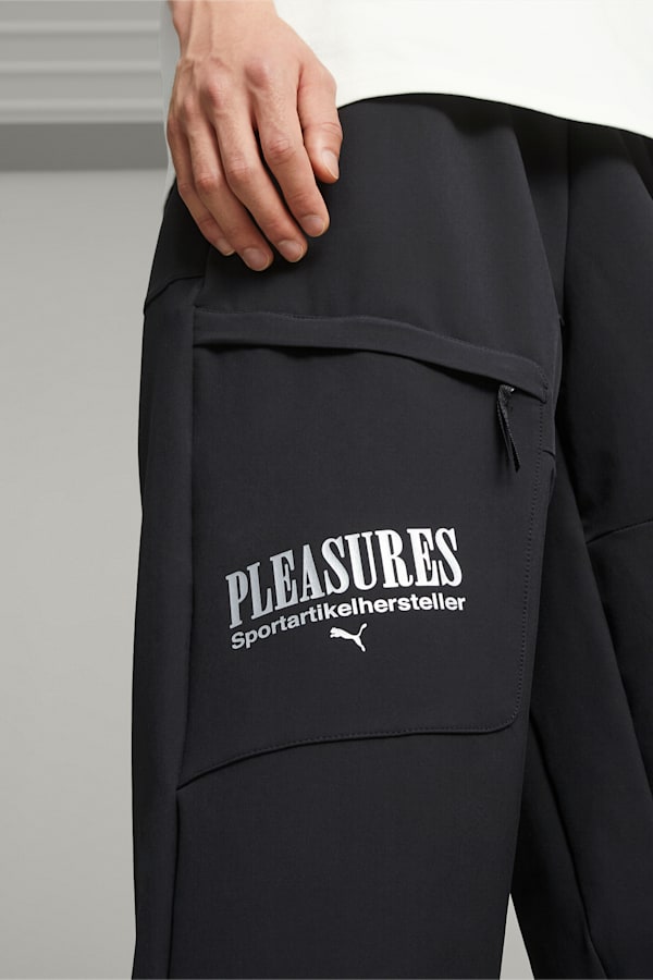 PUMA x PLEASURES Men's Cargo Pants, PUMA Black, extralarge