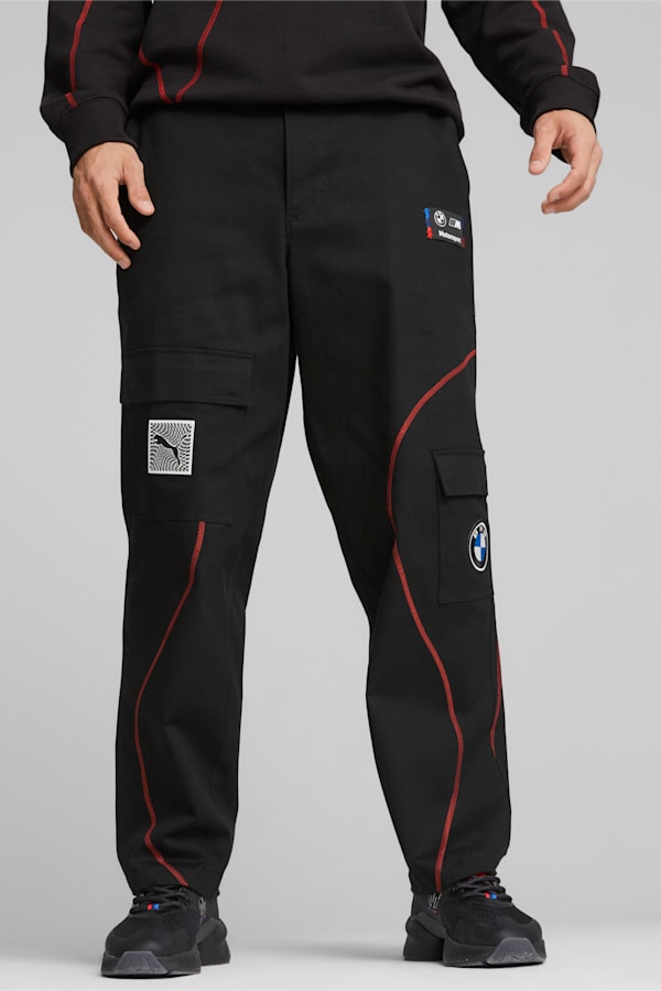 BMW M Motorsport Garage Crew Pants, PUMA Black, extralarge-GBR