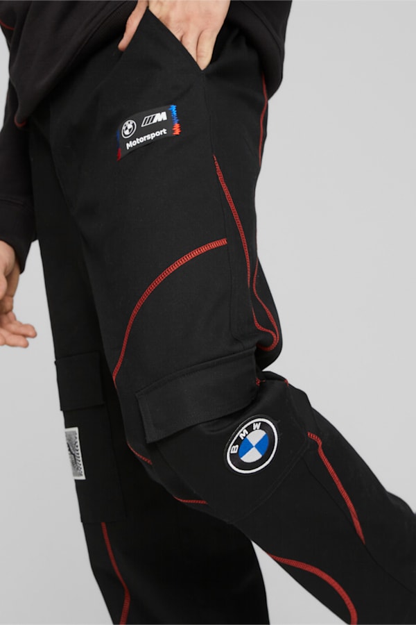 BMW M Motorsport Garage Crew Pants, PUMA Black, extralarge-GBR