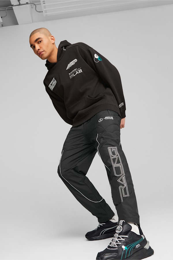 Mercedes-AMG Petronas Motorsport Garage Crew Men's Pants, PUMA Black, extralarge