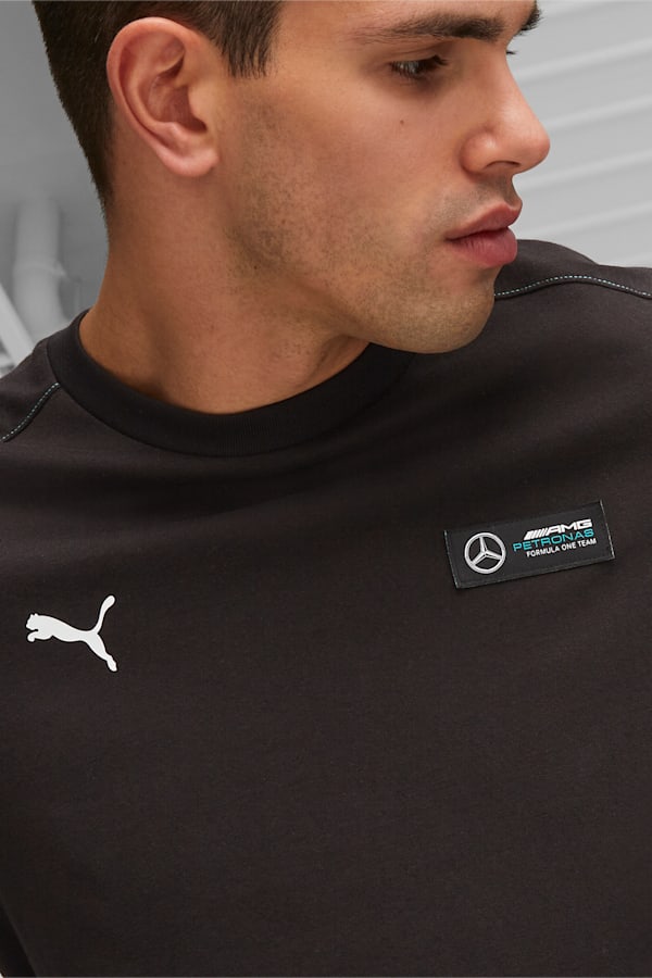 Mercedes-AMG PETRONAS Men's MT7 Tee, PUMA Black, extralarge-GBR