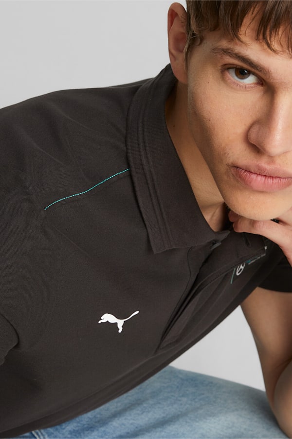 Mercedes-AMG PETRONAS Men's Motorsport Polo, PUMA Black, extralarge