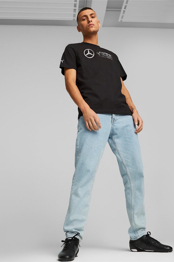 Mercedes-AMG PETRONAS Men's Motorsport Tee, PUMA Black, extralarge