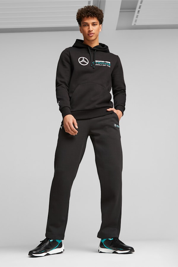 Mercedes-AMG PETRONAS Men's Motorsport Hoodie, PUMA Black, extralarge