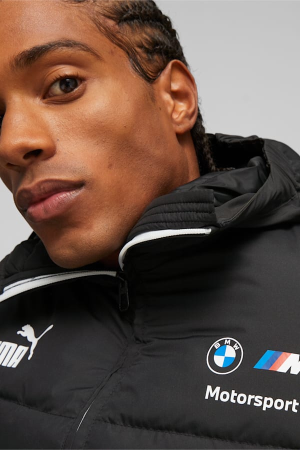 Men BMW M Motorsport MT7 Ecolite Padded Jacket, PUMA Black, extralarge