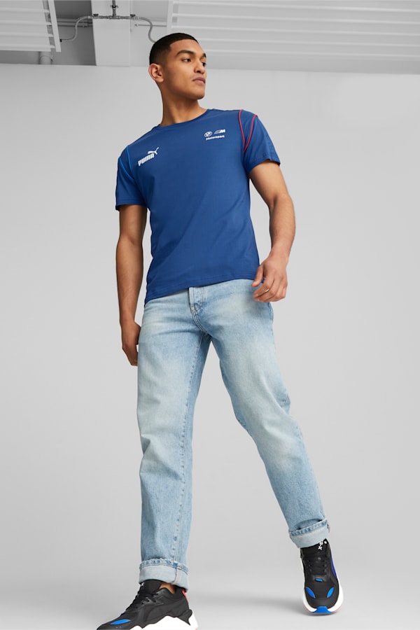 BMW M Motorsport Men's MT7 Tee, Pro Blue-M Color, extralarge