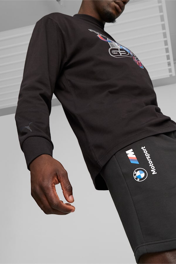 BMW M Motorsport ESS Fleece Shorts, PUMA Black, extralarge