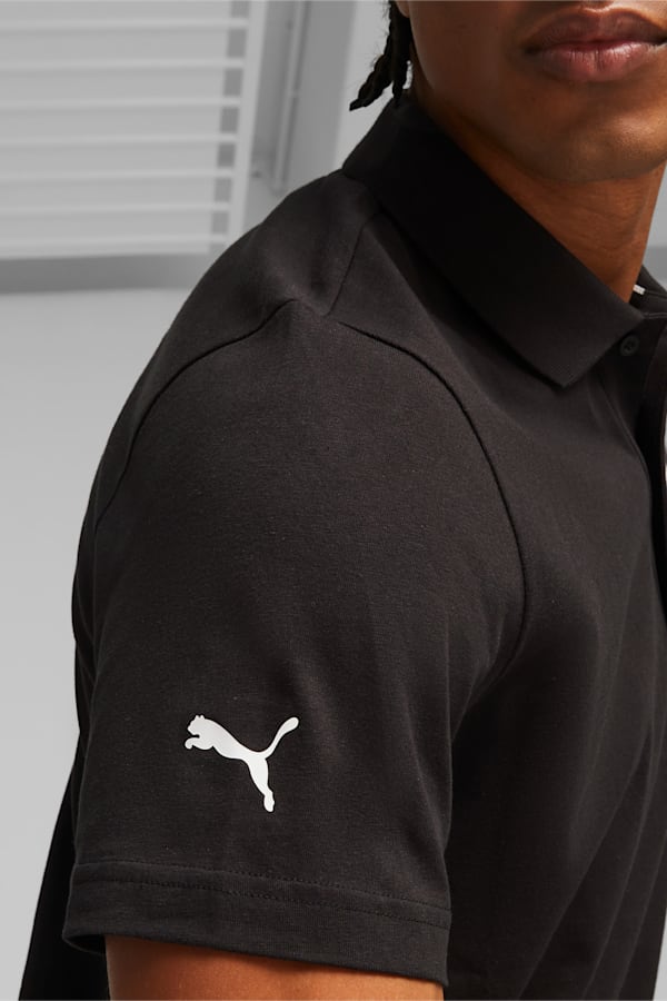 BMW M Motorsport Men's Polo, PUMA Black, extralarge