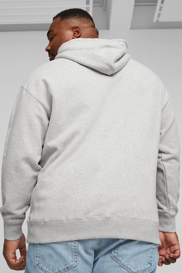 BETTER CLASSICS Men's Hoodie, Light Gray Heather, extralarge